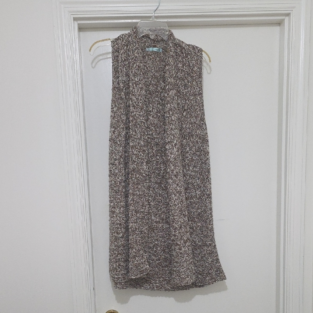 Maurices Cozy Knit Sweater in Brown and Cream